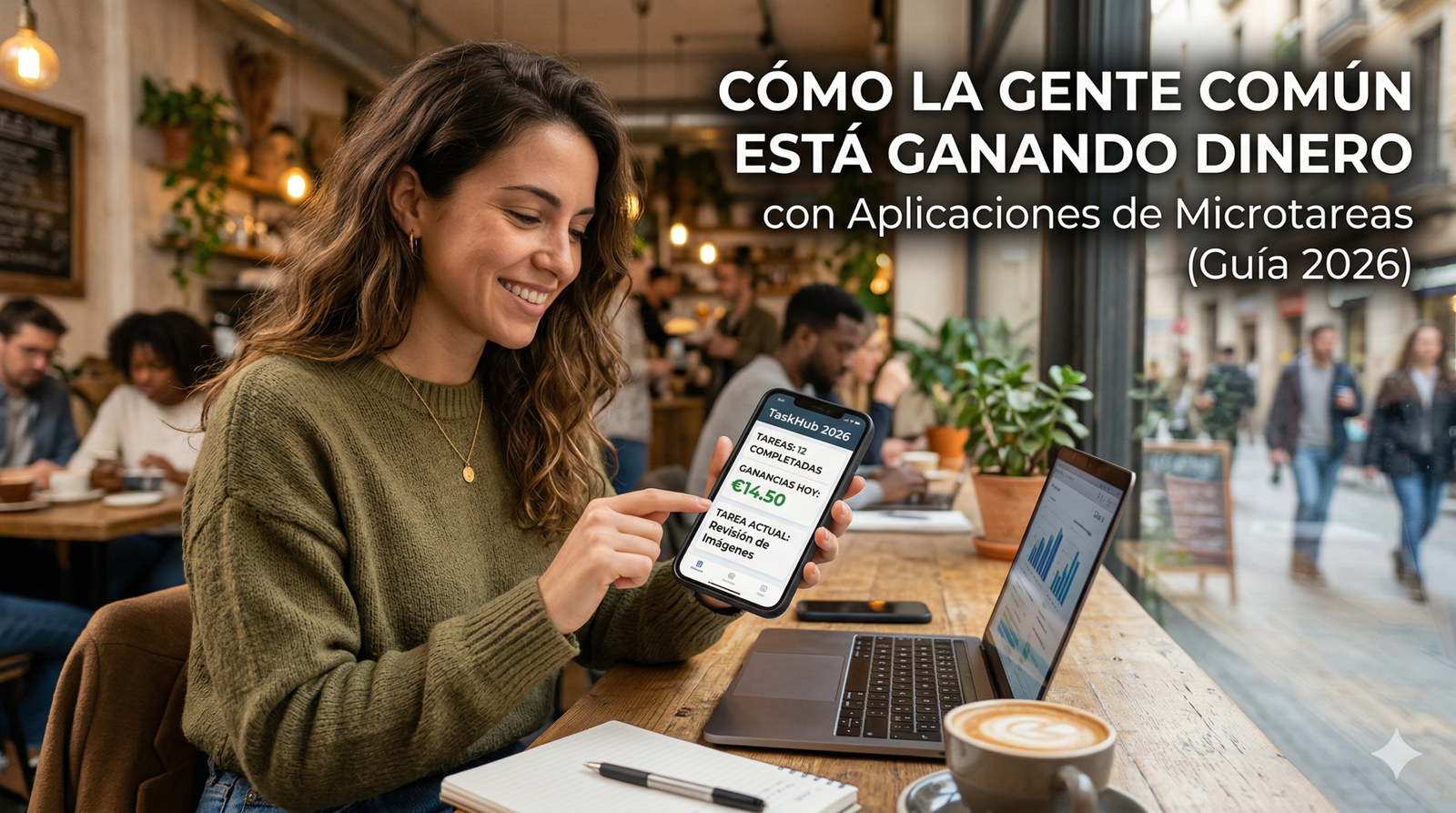 Cómo la Gente Común Está Ganando Dinero con Aplicaciones de Microtareas (Guía 2026)